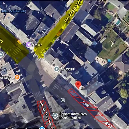 Grande Maison Familiale De Charme, 7 Chambres, Coeur De Laval, Jusqu'a 10 Pers 빌라 *